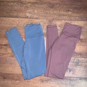 Bundle of Two Colorfulkoala High Waisted Leggings